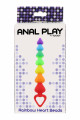 Stimulateur anal Rainbow Heart Beads - Toyjoy Toy Joy