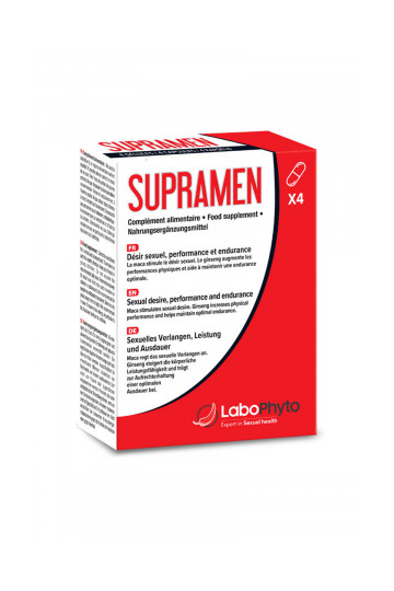 Supramen Homme Aphrodisiaque 4 Gélules