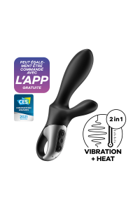 Rabbit Vibro USB Chauffant et Connecté Heat Climax Satisfyer