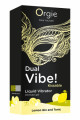 Gel d'Excitation Dual Vibe Lemon Gin Tonic Liquid Vibrator Orgie