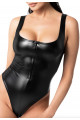 Body String Fetish ZiP Elysium Wetlook Noir HandMade