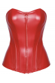 Corset Fetish Mysteria Wetlook Rouge Noir HandMade