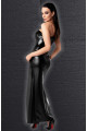 Robe Fendue Longue Bustier Aphrodisia Wetlook Fetish