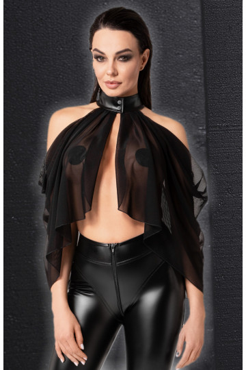 Top Bolero Transparent Tulle Opium