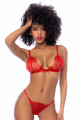 Ensemble Sexy Chic Rouge 2 Pièces Mapalé