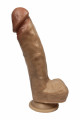 Gode Real Skin Suprème Model 1 Flesh 21 cm SilexD