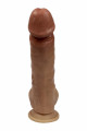 Gode Real Skin Suprème Model 1 Flesh 21 cm SilexD