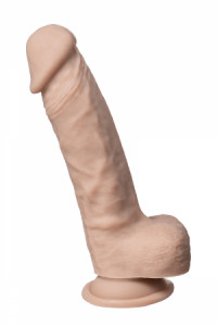 Gode Real Skin Model 1 Flesh 21 cm SilexD