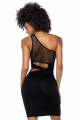 Robe de Soirée Sexy Asymétrique Noire Mapalé