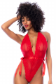 Body String en Dentelle Rouge Passion Mapalé