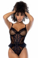 Body String Illusion Corset Noir Mapalé