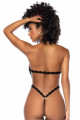 Body String Echancré Dos Nu Noir Mapalé