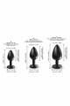 Plug Anal en Métal Onix Taille S Dorcel