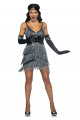 Costume Charleston Femme Chic Noir Leg Avenue