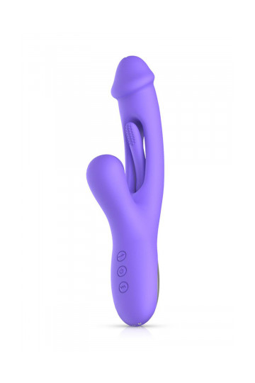 Vibro Rabbit avec Stimulateur Tapoteur de Point G