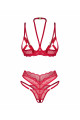 Ensemble Ouvert Rouge Cupide Desir 2 Pièces Obsessive