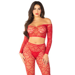 Ensemble Sexy Rouge Saint Valentin 