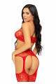 Ensemble Sexy Rouge Saint Valentin 