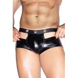 Boxer Sexy Noir avec Ouvertures 