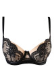 Soutien-gorge tulle et dentelle noir V-10711 - Axami