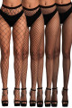 Lot 4 Collants Résille Noir J Lingerie