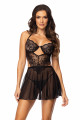 Nuisette Transparente Dark Mirage Beauty Night