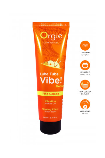 Lubrifiant Lube Tube Vibe (Medium) Pina Colada 100ml