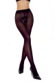 Collants Ouverts Couture Motif Fantaisie Noeuds 20 Deniers Noir Passion bas et collants