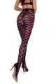 Collants Ouverts à Damier 20 Deniers Noir Passion bas et collants