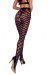 Collants Ouverts à Damier 20 Deniers Noir