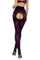 Collants Ouverts Motifs Losanges 40 Deniers Noir Passion bas et collants