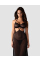 Iliosa nuisette et string - Noirs Obsessive