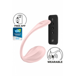 Oeuf Vibrant Télécommandé Rose Ribbed Petal
