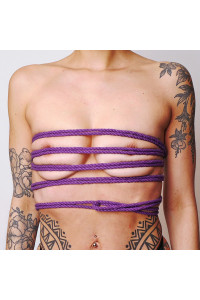 Corde Bondage en Chanvre Premium Violette The Sinners