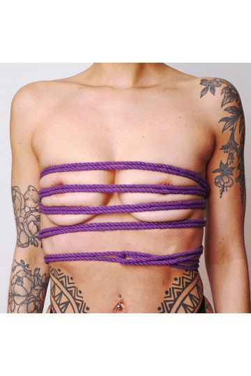 Corde Bondage en Chanvre Premium Violette