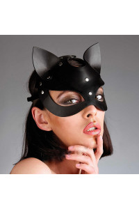 Masque Catwoman FGetish Cuir Noir The Sinners