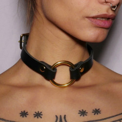 Choker Collier Fetish Gold