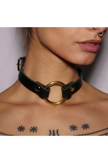 Choker Collier Fetish Gold