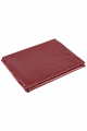 Drap de Lit Vinyle Rouge Bordeaux 200 x 230 cm Orion