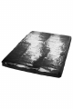 Drap de Lit en Vinyle Noir 200 x 230 cm Orion