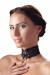 Collier Dentelle Laçage Corset