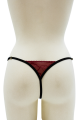 String Anneaux Détachables Bordeaux Be Lily Panties