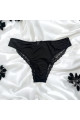 Culotte Dentelle Nœud Satin Noir Be Lily Panties