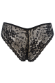 Culotte Dentelle Nœud Satin Noir Be Lily Panties