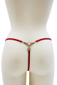 String Rouge Bijou Perle Strass Dorés Be Lily Panties