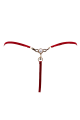String Rouge Bijou Perle Strass Dorés Be Lily Panties