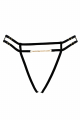 String Noir Bijou Couleur Aléatoire et Chaîne Dorée Be Lily Panties