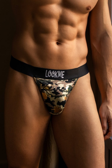 String Homme Imprimé Camouflage Army