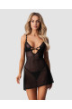 Nuisette et String Noirs Alliane Obsessive
