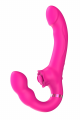 Vibromasseur ROSEA Strap-on Triple Action Télécommandé - SAV190 Coeur Ardent